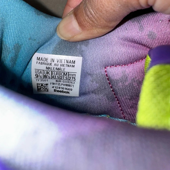 Reebok Club C Revenge+Jelly Belly Men’s White Lifestyle Sneakers Shoes Size 9.5 - Picture 9 of 11